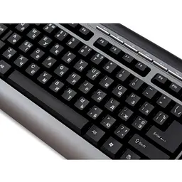Клавіатура дротова Frime Classic Keyboard Black-Silver USB (FKBB0323) - мініатюра 3