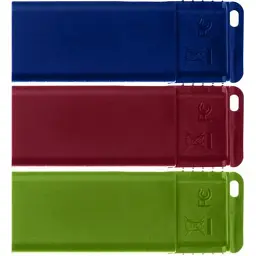 USB флеш накопичувач Verbatim 3x16GB Slider Red/Blue/Green USB 2.0 (49326) - мініатюра 4