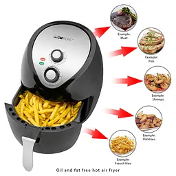 Мультипіч CLATRONIC FR 3699 H Hot Air Fryer - мініатюра 4