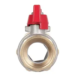 Кран кульовий Thermo Alliance "Американка" Standart 1" ВЗ прямий, PN40, метелик SD220W25 - мініатюра 5