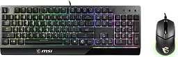 Комплект (Клавіатура та Миша) MSI Vigor GK30 COMBO Black UA (S11-04UA212-CLA)