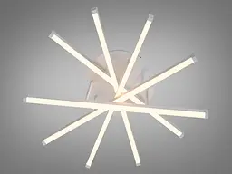 Стельова люстра Diasha біла LED 70W 5 модулів - мініатюра 2