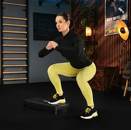 Степ платформа Trex Sport TX-030AS 3 рівнева чорно-жовта - мініатюра 7