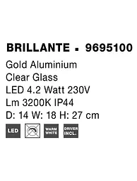 Світильник Nova Luce Brillante 9695100 - мініатюра 7