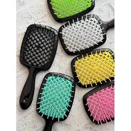 Гребінець EСТЕТ Супер Браш Hollow Comb чорна ручка (21*9*5см) в асортименті