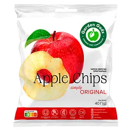 Чипси яблучні оригінальні Garden Gadz 40 г