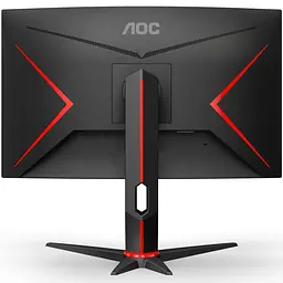Монітор AOC TFT 27`C27G2Z3/BK, VA, 280Гц, 0,5ms, вигнутий, HDMIx2, DP, HAS, чорний з червоним - мініатюра 6