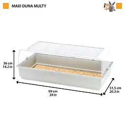Клітка Ferplast Maxi Duna Multy для хом'яків, морських свинок та кроликів - мініатюра 2