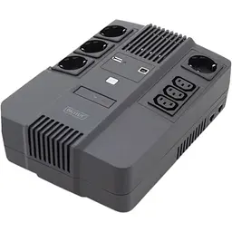 Джерело безперебійного живлення Digitus All-in-One, 600VA/360W, LED, 4xSchuko/3xC13, RJ45, USB