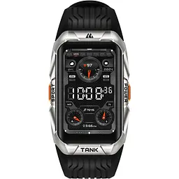 Смарт-годинник тактичний Kospet Tank X2 Ultra Silver (KTX0002US) - мініатюра 2