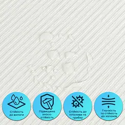 Гнучка штукатурка Wall Sticker SW-00002995 самоклеюча в рулоні 600х3000х2.5 мм біло-молочна - мініатюра 4