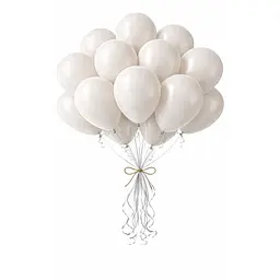 Повітряні надувні кульки HTOP Balloons Party 12 дюймів 100 шт. яскраві товари аксесуари для свята Білий