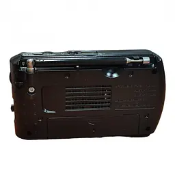 Радіоприймач чорний на акумуляторі 18650 з Bluetooth FM USB MicroSD Golon ICF-8BT - мініатюра 2