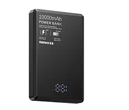 Павербанк Remax RPP-109 10000mAh 20W Metal MagSafe Power Bank Black