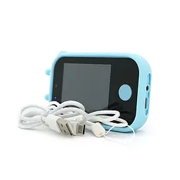 Дитячий фотоапарат Q13, 2 камери, MP3-плеєр, інтегровані ігри, екран IPS 2,8-дюйма, Type-C, Blue, BOX - мініатюра 4