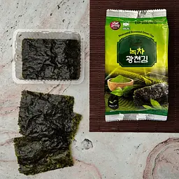 Чіпси Норі Koirak Seaweed Snack Green Tea Flavor 5г - мініатюра 2
