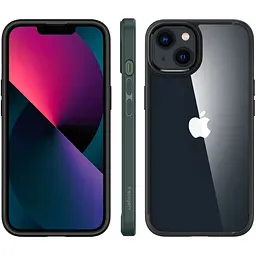 Оригінальний протиударний чохол Spigen для iPhone 13 Ultra Hybrid Matte Black ACS03523 - мініатюра 10