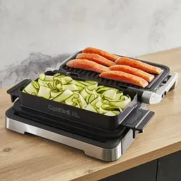 Гриль прижимний Tefal OptiGrill 4 in 1 XL 2200 Вт (GC784D30) - мініатюра 8