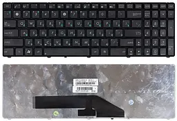 Клавіатура для ноутбука Asus (K50, K60, K70) Чорна, (Чорна рамка) - мініатюра 3