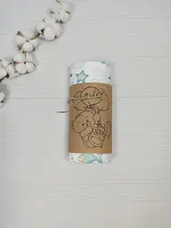 Пелюшка дитяча багаторазова непромокальна a.l.babybox Морські мешканці 80x100 см Різнокольоровий (NV 18148412) - мініатюра 3