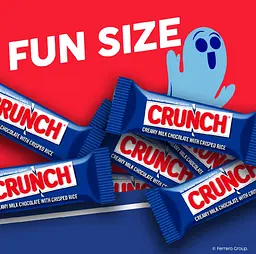 Шоколадні батончики Crunch Fun Size Chocolate Halloween Candy 283г - мініатюра 3