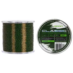 Волосінь Brain Classic Carp Line 3D (ca мo) 600 м 0.30 мм 20 lb 8.8 кг