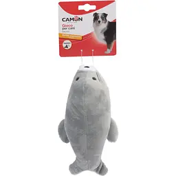 Іграшка для собак Camon Кит/Морський котик з пищалкою 20 см 1 шт. в асортименті - мініатюра 6