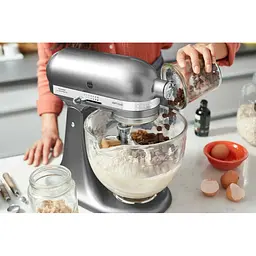 Планетарний міксер KitchenAid Artisan 4.8 л срібний медальйон (5KSM185PSEMS) - мініатюра 10