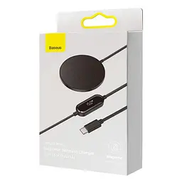 Бездротовий зарядний пристрій Baseus Simple Mini2 Magnetic Charger CCJJ010001 - мініатюра 4
