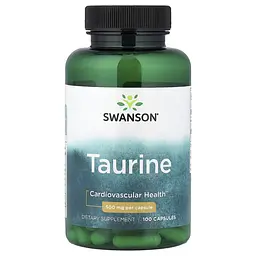 Амінокислота Taurine 500 mg, 100 капсул Swanson vit0003675