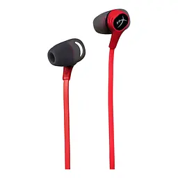 Гарнітура ігрова HyperX Cloud Earbuds 3.5 мм Red/Black (HX-HSCEB-RD)