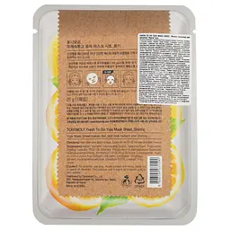 Маска тканинна для обличчя Tony Moly Fresh To Go Yuja 25 г - мініатюра 2