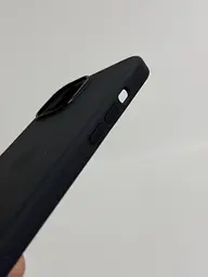 Оригінальний силіконовий чохол для iPhone 15 Apple Silicone Case with MagSafe Midnight Black MT0J3ZM/A - мініатюра 10