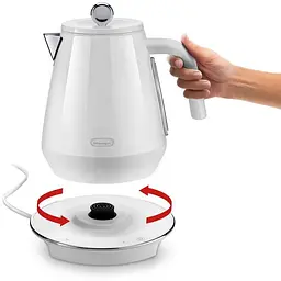 Електрочайник DeLonghi KBY 2011 W (210410031) - мініатюра 5