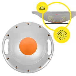 Балансувальна платформа Cornix кругла, пластикова Orange/Grey XR-0444 - мініатюра 9