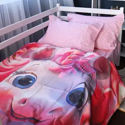Комплект постільної білизни MirSon Kids Time 17-0715 Dreamy Pink Unicorn Ranforce Elite 143 x 210 см (2200010620610) - мініатюра 5