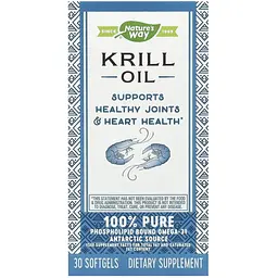 Жир криля Nature's Way Krill Oil 30 гелевих капсул - мініатюра 2