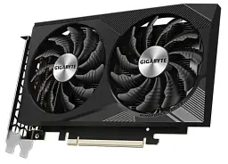 Відеокарта GeForce RTX 3050, Gigabyte, WINDFORCE V2, 8Gb GDDR6, 128-bit, 2xHDMI/2xDP, 1777/14000 MHz, 8-pin (GV-N3050WF2V2-8GD) - мініатюра 4