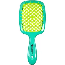 Щітка для волосся Salon Professional SP0099 SL масажна, продувна 20 см зелена