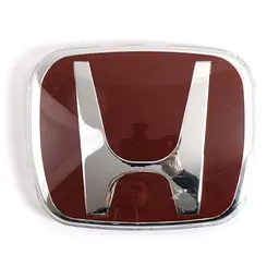Емблема для Honda 115 x 95 мм оргскло / скотч 3М / 2 пуклі / червона (75700-SYY-001)