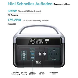 Зарядна станція Z300 300W 179Wh - мініатюра 2