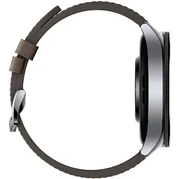 Годинник розумний Xiaomi Watch 2 Pro BHR7216GL сріблястий корпус коричневий ремінець шкіра - мініатюра 4