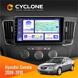 Штатна магнітола Hyundai Sonata 2008-2010 Cyclone C9-011 4x64, DSP Cyclone (НФ-00007027)