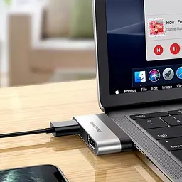 Адаптер розширювальний хаб Borofone DH2 - Type-C до 4K HDMI + USB 3.0 - мініатюра 7