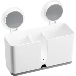 Полиця глибока МВМ My Home BP-7 клейка біла (BP-7 WHITE) - мініатюра 2