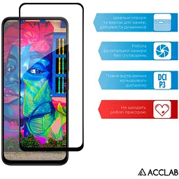Скло захисне ACCLAB Full Glue Xiaomi Redmi 13 Black (1283126592904) - мініатюра 5