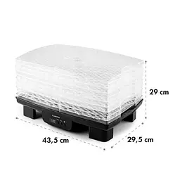 Дегідратор Klarstein Bananarama 550W 6 рівнів (10027831) - мініатюра 3