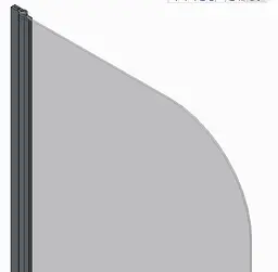 Шторки скляні на ванну Koer SR BS01-80x140-TR-01 прозоре скло 6 мм, хром KR5400, Універсальна, прозорий, хром - мініатюра 4