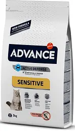 Сухий корм для кішок Advance Cat Sterilized Salmon Sensitive 3 кг. для стерилізованих котів та кішок