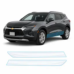 Антигравійна захисна бронеплівка за лекалами для Chevrolet Blazer III 2019-2022 - нижня зона кузова пороги